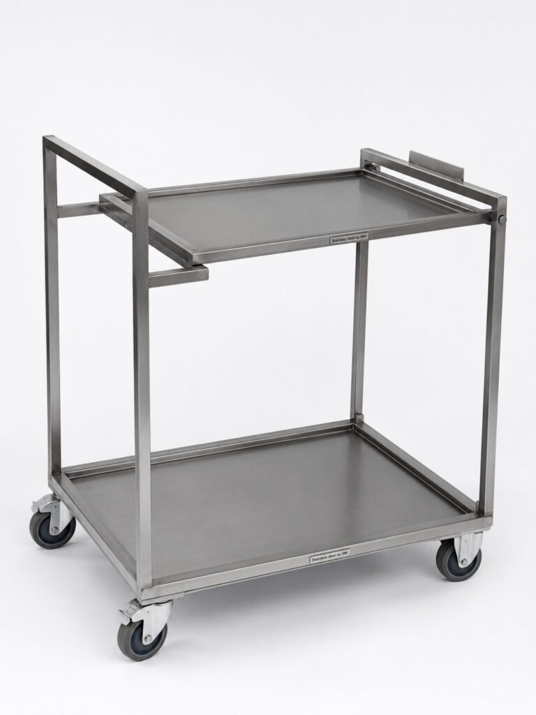 Reinraummesswagen aus Edelstahl von MK Automation
